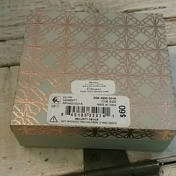 Disney Tinker Bell on Moon Necklace NWOT - Picture 3 of 3